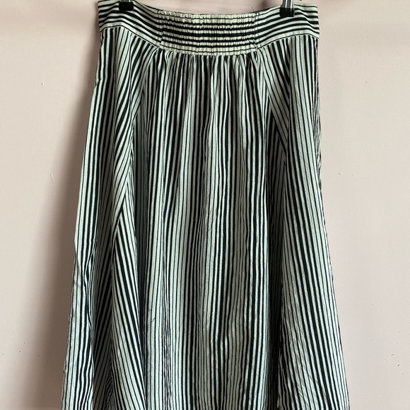 Universal Thread Striped Midi Skirt, Size M - Picture 2 of 5
